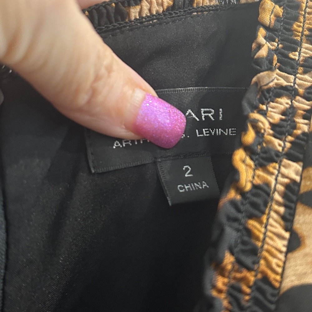 NWT TAHARI ASL Leopard Print Faux Wrap Dress |Size 2 - Picture 8 of 15